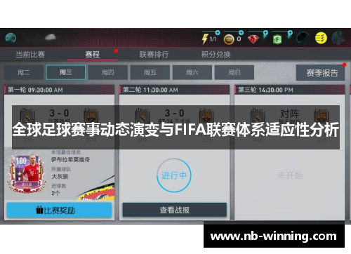 全球足球赛事动态演变与FIFA联赛体系适应性分析